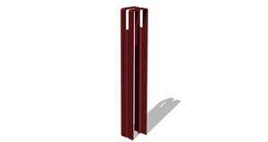 [translation-not-found:street-furniture], słupek, corten, stal