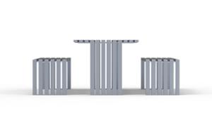 [translation-not-found:street-furniture], autre, ława, komplet piknikowy, siedzisko ze stali, stal, stół