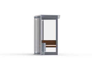 [translation-not-found:street-furniture], autre, ławka, oparcie z drewna, siedzisko z drewna, szkło, wiata, wiata przystankowa