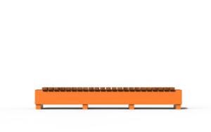 [translation-not-found:street-furniture], donica, ława, corten, siedzisko z drewna