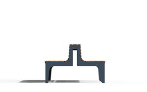 [translation-not-found:street-furniture], ławka, parking rowerowy, dwustronna, logo, na koło, oparcie z drewna, siedzisko z drewna, wielostanowiskowy