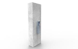 [translation-not-found:street-furniture], kosz, daszek, do ściany, popielnica