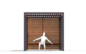 [translation-not-found:street-furniture], autre, ławka, oparcie z drewna, pergola, siedzisko z drewna