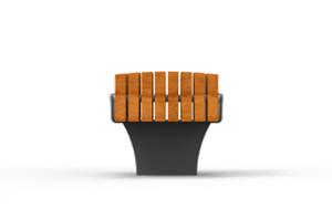 [translation-not-found:street-furniture], ława, jednoosobowe, siedzisko z drewna