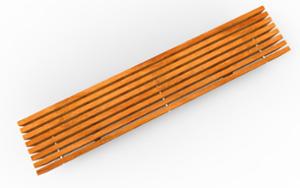[translation-not-found:street-furniture], ława, deskowanie pionowe, siedzisko z drewna
