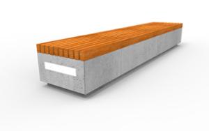 [translation-not-found:street-furniture], ława, beton, beton architektoniczny, granit, modułowe, na murku, siedzisko z drewna