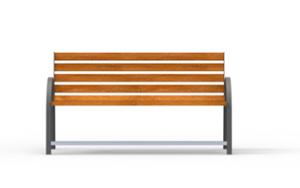 [translation-not-found:street-furniture], ławka, dla seniorów, oparcie z drewna, podłokietnik, siedzisko z drewna