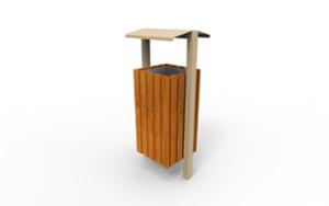 [translation-not-found:street-furniture], kosz, daszek, logo