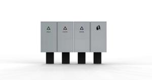 [translation-not-found:street-furniture], kosz, na słupku, segregacja pełna