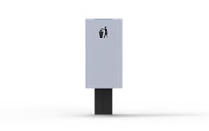 [translation-not-found:street-furniture], kosz, logo, na nodze, na słupku, popielniczka bezpieczna