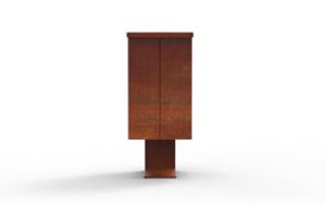 [translation-not-found:street-furniture], kosz, na nodze