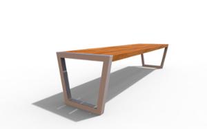 [translation-not-found:street-furniture], ława, logo, siedzisko z drewna