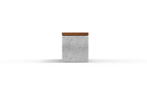 [translation-not-found:street-furniture], ława, beton, beton architektoniczny, deskowanie poprzeczne, siedzisko z drewna