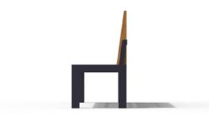 [translation-not-found:street-furniture], ławka, oparcie z drewna, scandinavian line, siedzisko z drewna