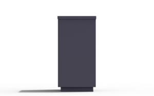 [translation-not-found:street-furniture], kosz, logo, pokrywa na sworzniu, wrzut z boku
