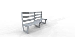 [translation-not-found:street-furniture], ławka, cena za metr bieżacy, długość mierzona po dłuższym boku, logo, oparcie ze stali, po łuku / okrągła, siedzisko ze stali