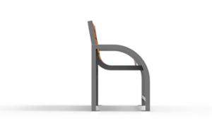 [translation-not-found:street-furniture], ławka, dla seniorów, oparcie z drewna, podłokietnik, siedzisko z drewna
