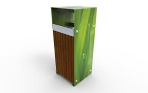 [translation-not-found:street-furniture], kosz, daszek, popielniczka bezpieczna, wrzut z boku