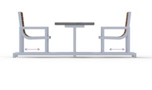[translation-not-found:street-furniture], autre, ławka, fotel / krzesło, jednoosobowe, siedzisko z drewna, stół, szachy
