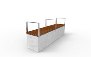[translation-not-found:street-furniture], ława, beton, beton architektoniczny, siedzisko z drewna