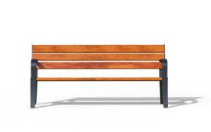 [translation-not-found:street-furniture], ławka, siedzisko z drewna, stylizowane