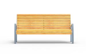 [translation-not-found:street-furniture], ławka, oparcie z drewna, podłokietnik, scandinavian line, siedzisko z drewna, stylizowane