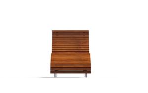 [translation-not-found:street-furniture], ławka, strefa relaksu, leżanka, oparcie z drewna, siedzisko z drewna
