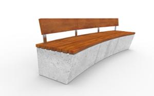 [translation-not-found:street-furniture], ławka, beton, beton architektoniczny, po łuku / okrągła