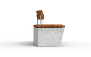 [translation-not-found:street-furniture], ławka, beton, beton architektoniczny, po łuku / okrągła