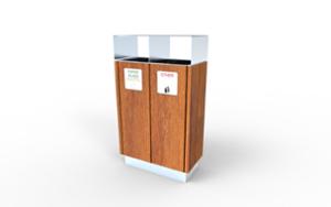 [translation-not-found:street-furniture], kosz, daszek, segregacja wstępna