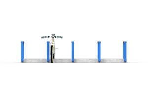 [translation-not-found:street-furniture], parking rowerowy, beton, beton architektoniczny, nieobijające ramę, podpora, wielostanowiskowy, wolnostojące