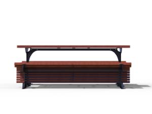 [translation-not-found:street-furniture], autre, ława, komplet piknikowy, siedzisko z drewna, stół