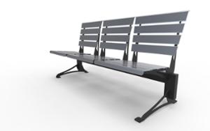 [translation-not-found:street-furniture], ławka, modułowe, siedzisko ze stali