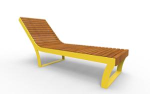 [translation-not-found:street-furniture], ławka, strefa relaksu, leżanka, oparcie z drewna, siedzisko z drewna