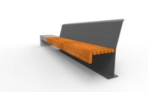 [translation-not-found:street-furniture], ławka, beton, beton architektoniczny, oparcie ze stali, siedzisko z betonu, siedzisko z drewna