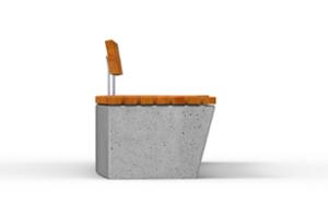 [translation-not-found:street-furniture], ławka, beton, beton architektoniczny, po łuku / okrągła