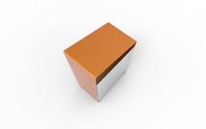[translation-not-found:street-furniture], kosz, daszek, duża pojemność, dwustronna, wrzut z boku