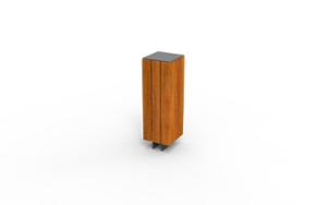 [translation-not-found:street-furniture], słupek, drewno