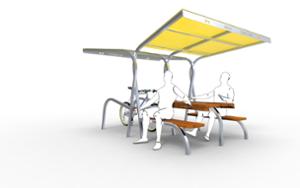 [translation-not-found:street-furniture], ława, ławka, parking rowerowy, komplet piknikowy, modułowe, podpora, siedzisko z drewna, stacja rowerowa, stół, wiata, wiata rowerowa, wielostanowiskowy