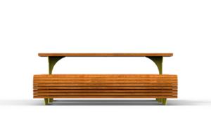 [translation-not-found:street-furniture], autre, ława, dwustronna, komplet piknikowy, siedzisko z drewna, stół
