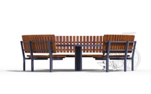 [translation-not-found:street-furniture], autre, ławka, cena za metr bieżacy, długość mierzona po dłuższym boku, komplet piknikowy, niepełnosprawni, po łuku / okrągła, stół, wysokie oparcie