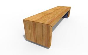 [translation-not-found:street-furniture], ława, modułowe, siedzisko z drewna