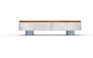 [translation-not-found:street-furniture], ława, antyterrorystyczne, beton, beton architektoniczny, modułowe, siedzisko z betonu, siedzisko z drewna