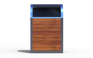 [translation-not-found:street-furniture], kosz, drewno, duża pojemność, wrzut z boku