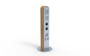 [translation-not-found:street-furniture], autre, słupek, gniazdo 230v i/lub usb, ładowarka qi/indukcyjna, stacja wifi