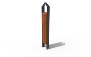 [translation-not-found:street-furniture], słupek, drewno