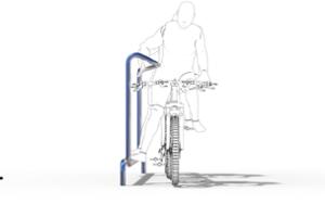 [translation-not-found:street-furniture], autre, parking rowerowy, podpora, podpora rowerzysty przy skrzyżowaniu/przejeździe