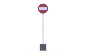 [translation-not-found:street-furniture], autre, podstawa pod znak drogowy