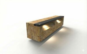 [translation-not-found:street-furniture], ława, solarny, fotowoltaika, gniazdo 230v i/lub usb, kłoda, ładowarka qi/indukcyjna, siedzisko z drewna, stolik