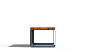 [translation-not-found:street-furniture], ława, aluminium, meble dla warszawy, odlew aluminiowy, podłokietnik, siedzisko z drewna